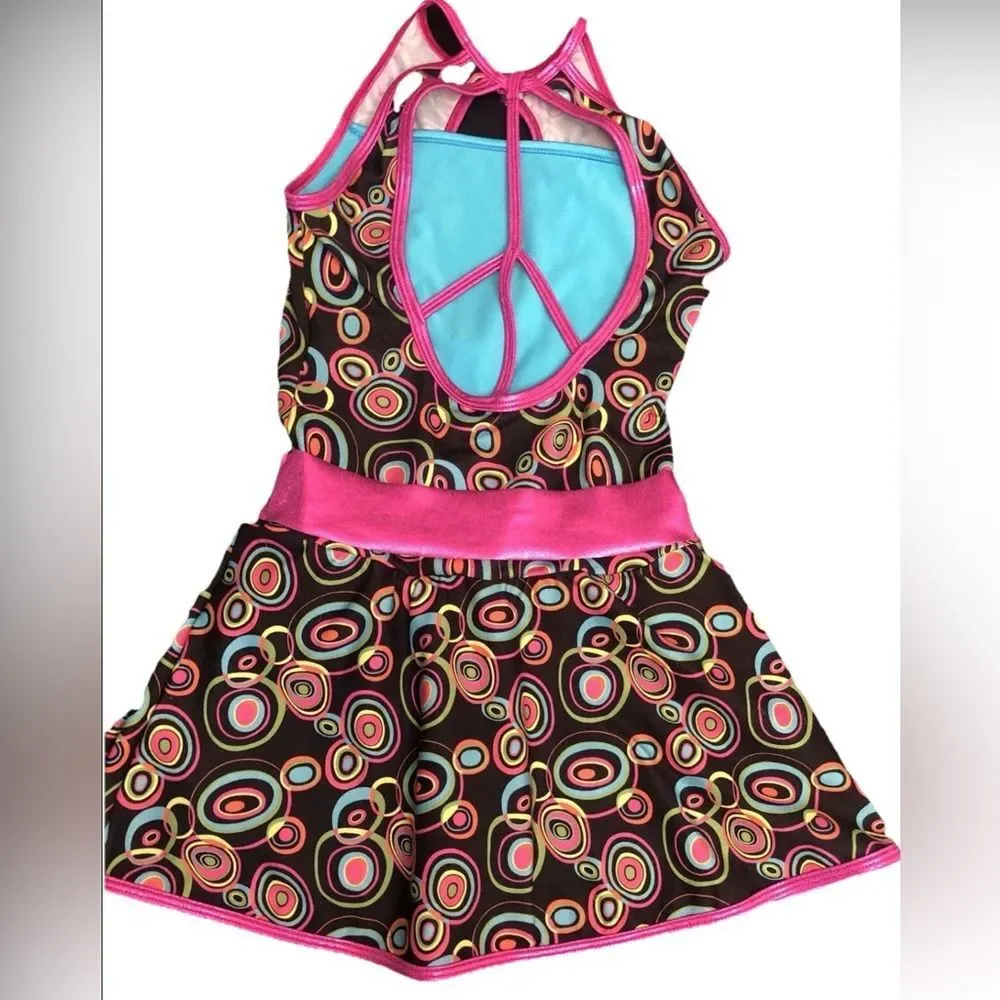 Curtain Call Dance Costume Dress Child Large Built-In Shorts